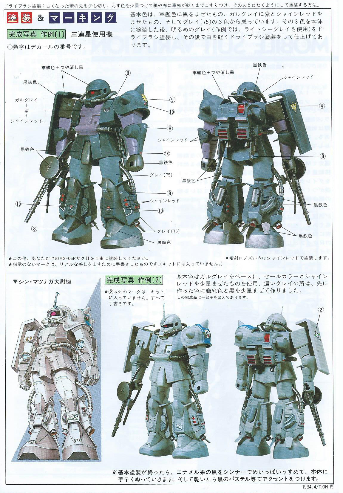 1/144 MS-06R ザクII(ZAKU II)(旧キット、現在名:高機動型 1/144 MS-06R ザクII(ZAKU II)(旧キット、現在名:高機動型